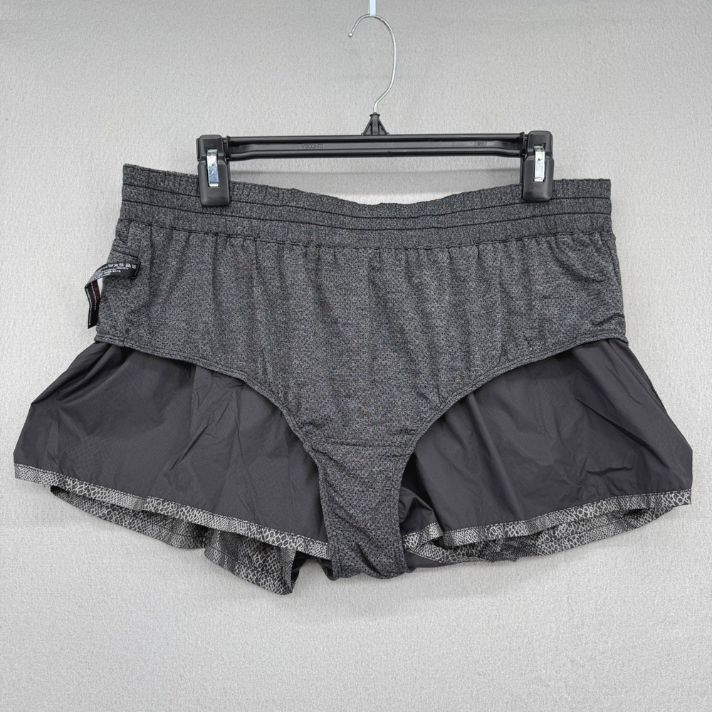 Free People FP Movement Diamondback Reflective Snakeskin Running Shorts Silver L - Picture 7 of 10